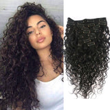 Deep Curly/ wavy/ straight Clip-ins