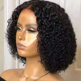 Gluless wavy bob wig